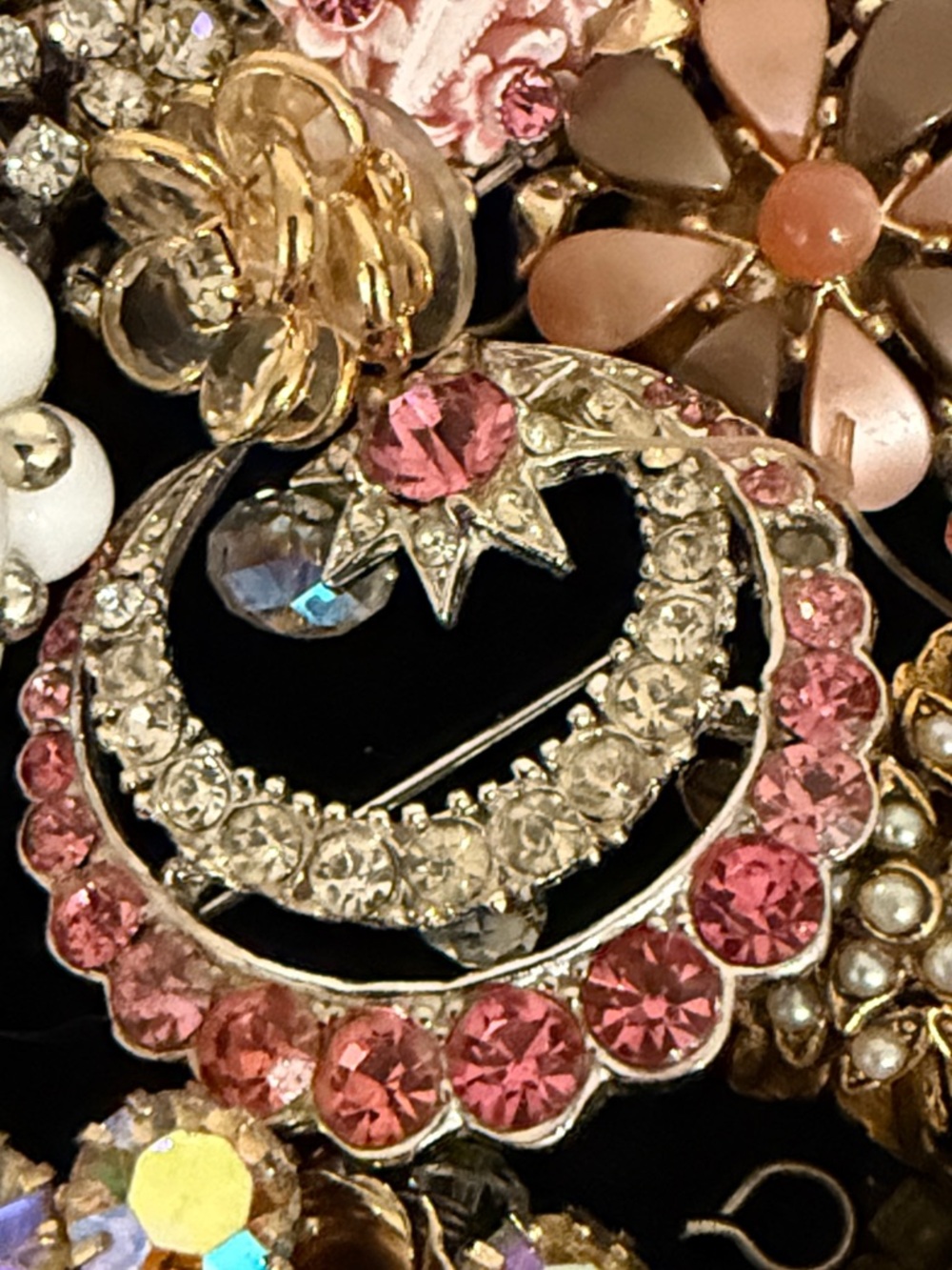 Stunning vintage craft lot art wear repair harvest design jewelry parts wowza - Picture 8 of 17